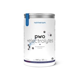 Nutriversum PWO+ Electrolytes, fekete ribizli, 440g